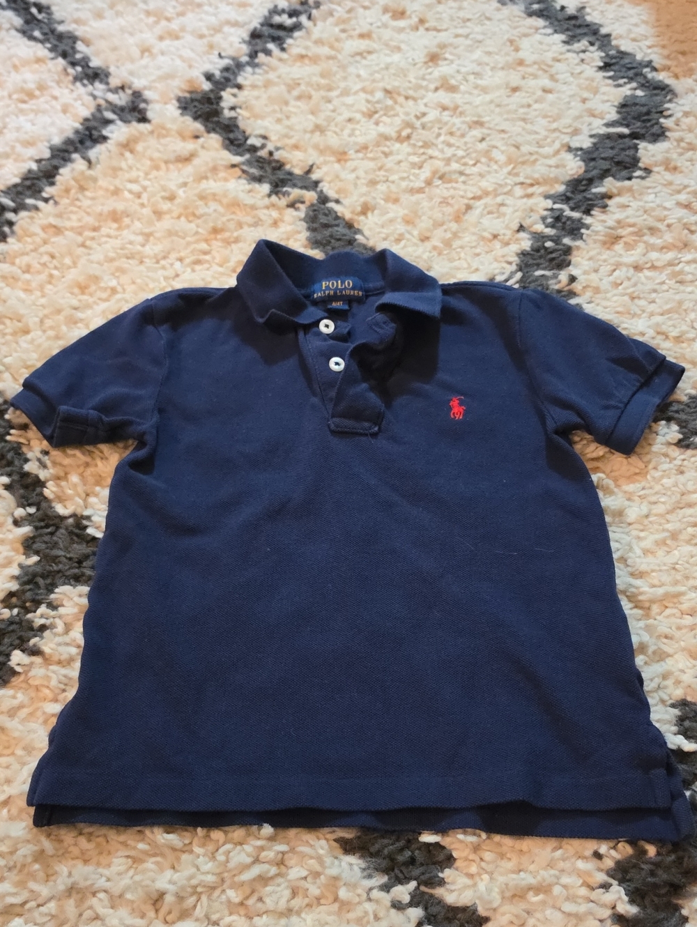Ralph Lauren Kids Navy Polo with Red Pony